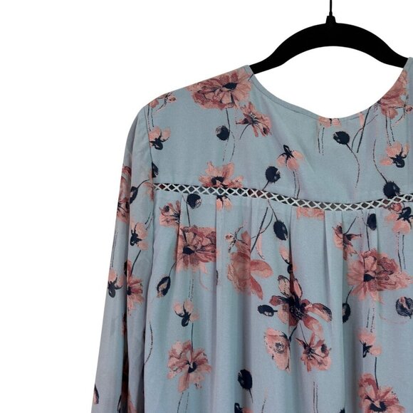 House of Harlow x Revolve Mila Floral Long Sleeve Feminine Romper Size Medium - Picture 11 of 15